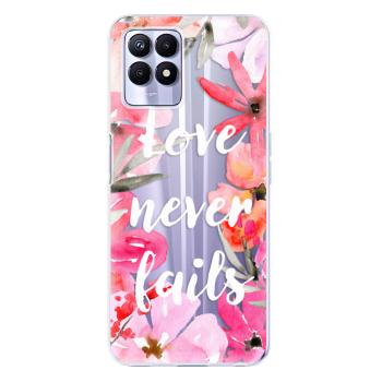 Odolné silikonové pouzdro iSaprio - Love Never Fails - Realme 8i