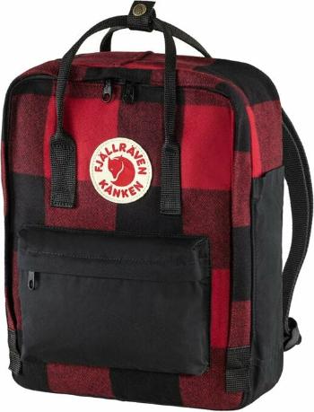 Fjällräven Kånken Re-Wool Batoh Red/Black