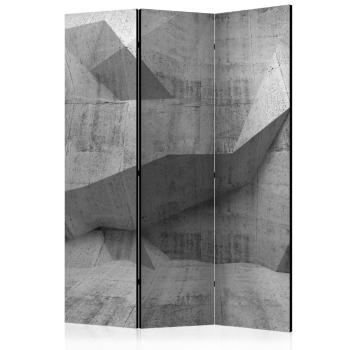 Paraván Concrete Geometry Dekorhome 135x172 cm (3-dílný)