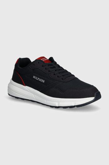 Sneakers boty Tommy Hilfiger FASTON MIX ESS tmavomodrá barva, FM0FM05141