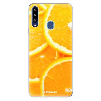 Odolné silikonové pouzdro iSaprio - Orange 10 - Samsung Galaxy A20s