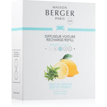 Maison Berger Paris Zest of Verbena vůně do auta náhradní náplň 2 x 17 g