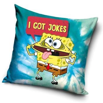 CARBOTEX povlak na polštářek Sponge Bob vtipálek 40×40 cm (5904302514898)