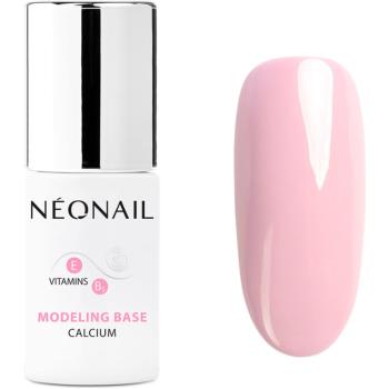 NEONAIL Modeling Base Calcium podkladový lak pro gelové nehty s vápníkem odstín Blush Boomer 7,2 ml