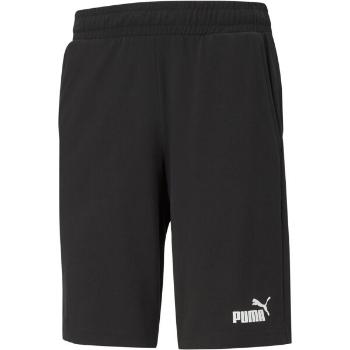 Puma ESSENTIALS JERSEY SHORTS Pánské kraťasy, černá, velikost