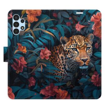 Flipové pouzdro iSaprio - Flower Jaguar 02 - Samsung Galaxy A13 / A13 5G