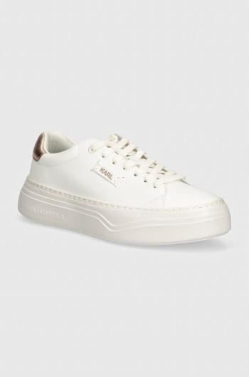 Sneakers boty Karl Lagerfeld KONVERT bílá barva, KL63420