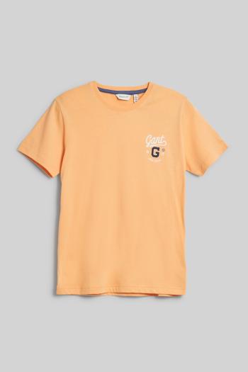 TRIČKO GANT SS GRAPHIC T-SHIRT CORAL APRICOT