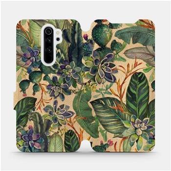 Flip pouzdro na mobil Xiaomi Redmi Note 8 Pro - VP05S Sukulenty (5903516775651)