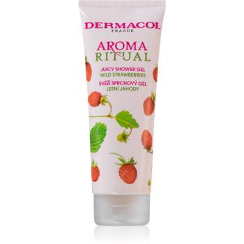 Dermacol Aroma Ritual Wild Strawberries friss tusfürdő gél 250 ml