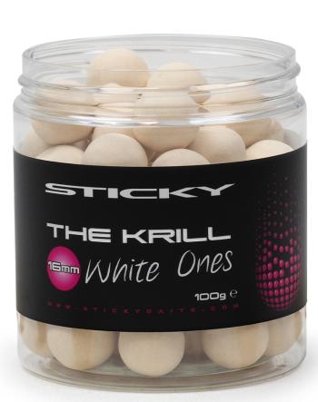 Sticky baits neutrálně vyvážené boilie the krill wafters white ones 130 g 16 mm