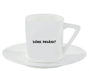 Espresso hrnek s podšálkem 100ml Dáme panáka