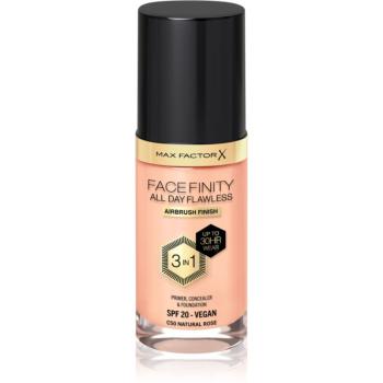 Max Factor Facefinity All Day Flawless dlouhotrvající make-up SPF 20 odstín C50 Natural Rose 30 ml