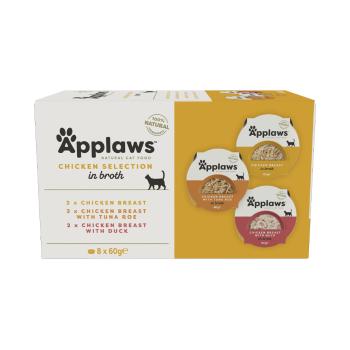 Applaws Cat Pot Multipack Kuřecí miska 8x60 g