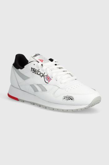 Kožené sneakers boty Reebok Classic Classic Leather bílá barva, 100075003