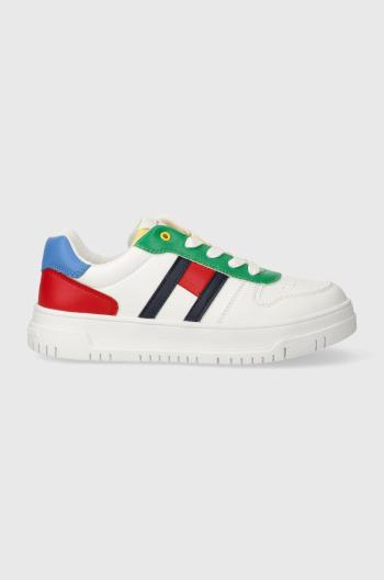 Dětské sneakers boty Tommy Hilfiger bílá barva