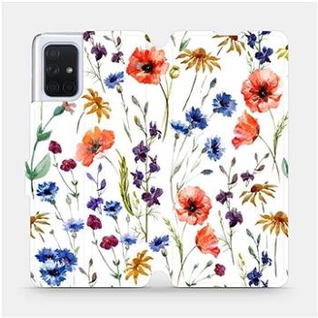 Flip pouzdro na mobil Samsung Galaxy A71 - MP04S Luční kvítí (5903516768967)