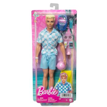 Barbie Ken na pláži