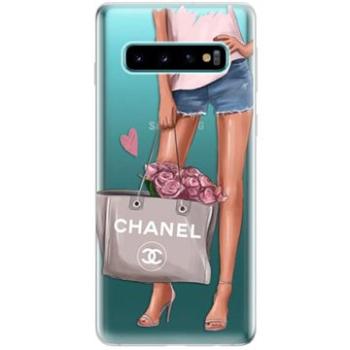 iSaprio Fashion Bag pro Samsung Galaxy S10 (fasbag-TPU-gS10)