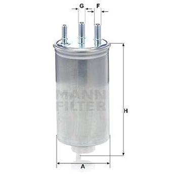 MANN-FILTER WK8039 pro vozy DACIA;RENAULT (WK8039)