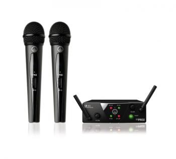 Vezeték nélküli mikrofon szett AKG WMS40 MINI2 VOCAL SET DUAL ISM2/3