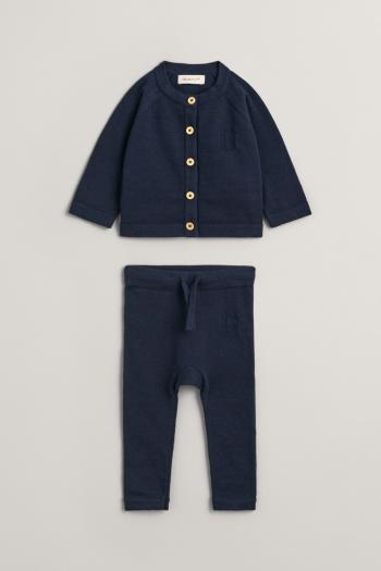 DĚTSKÝ SET GANT CARDIGAN AND PANT GIFT SET EVENING BLUE