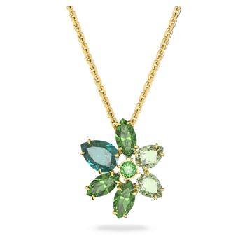 Swarovski Stylový pozlacený náhrdelník se Swarovski krystaly Gema 5658399