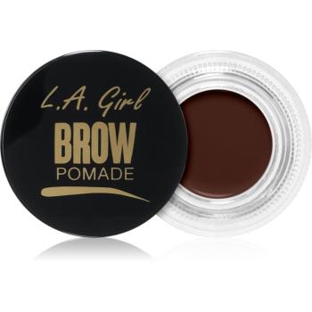 L.A. Girl Cosmetics Brow Pomade pomáda na obočí odstín Warm Brown 3 g