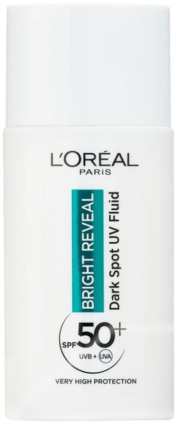 L´Oréal Paris Denní Anti-UV fluid proti tmavým skvrnám Bright Reveal SPF 50+ (Dark Spot UV Fluid) 50 ml