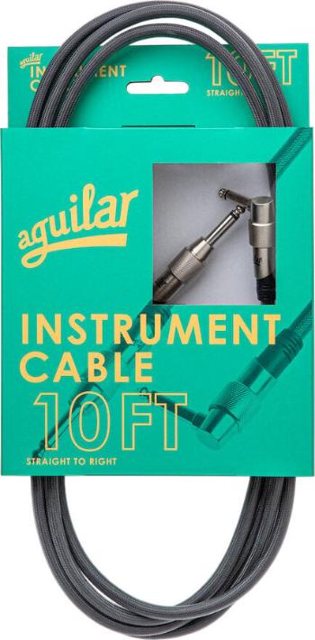 Aguilar INST-10RS 10ft / 3‚05 m Zalomený-Rovný Nástrojový kabel