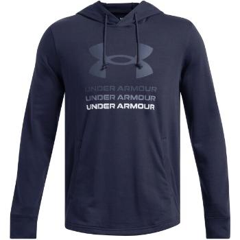 Under Armour RIVAL Pánská mikina, tmavě modrá, velikost