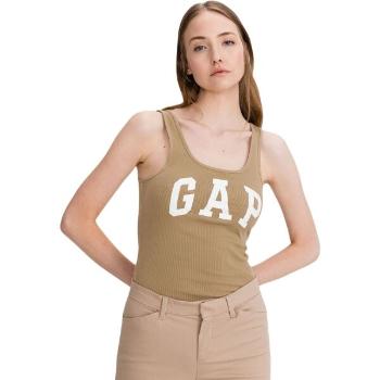 GAP TANK LOGO Dámské tílko, hnědá, velikost