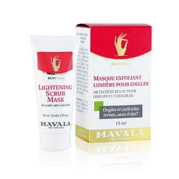 Mavala Lightening Scrub Mask maska na nehty 15 ml