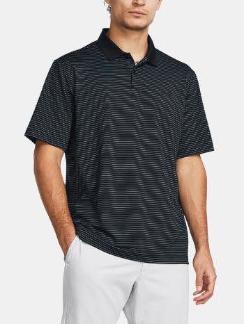 Under Armour UA Perf 3.0 Stripe Polo triko Černá