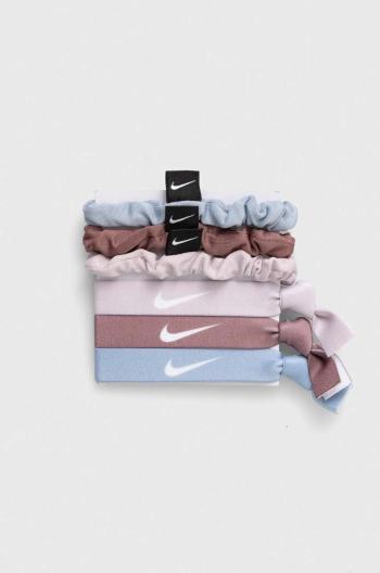 Vlasové gumičky Nike 6-pack béžová barva