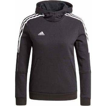 adidas TIRO 21 HOODIE Juniorská mikina, černá, velikost