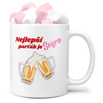 Hrnek Ségra je nejlepší parťák (Náplň hrníčku: Marshmallow)