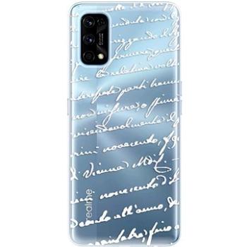 iSaprio Handwriting 01 - white pro Realme 7 Pro (hawri01w-TPU3-RLM7pD)