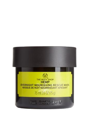 The Body Shop Noční vyživující pleťová maska Hemp (Overnight Nourishing Rescue Mask) 75 ml