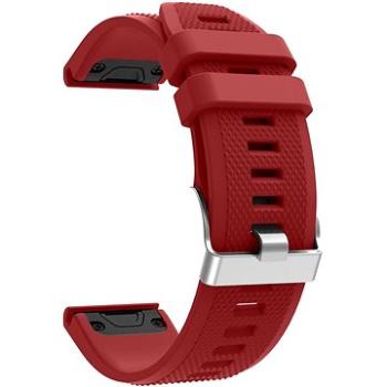 Eternico Essential pro Garmin QuickFit 22mm červený (AET-GRQRSLC75R-22)