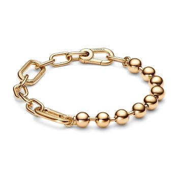Pandora Fashion pozlacený náramek na přívěsky Shine Me 562793C00 17 cm