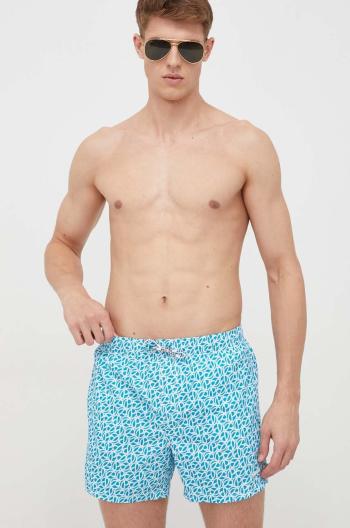 Plavkové šortky Pepe Jeans P PRINT SWIMSHORT tyrkysová barva, PMB10394