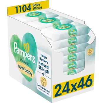 Pampers Harmonie New Baby vlhčené čisticí ubrousky pro děti 24x46 ks