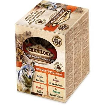 Carnilove Dog Pouch Paté Multipack 4 x 300 g  (5060166592288)