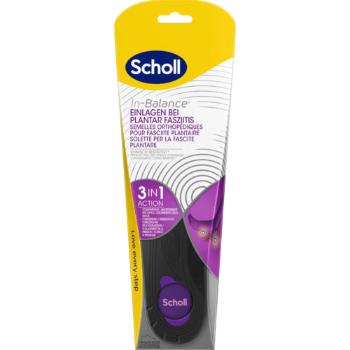 Scholl Plantar Fasciitis In-Balance tălpi interioare, S, S