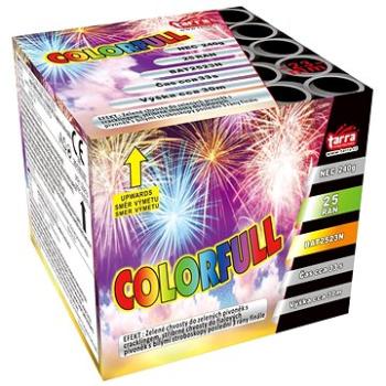 Ohňostroj - baterie výmetnic colorfull 25 ran   (8595596317028)