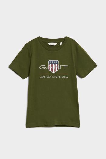 TRIČKO GANT ARCHIVE SHIELD SS T-SHIRT KALE GREEN