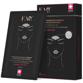 FOREO Mikrojehličkové náplasti na čelo proti vráskám s kyselinou hyaluronovou FAQ (Microneedling Anti-Wrinkle Hyaluronic Acid Patches) 3 ks