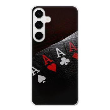 Odolné silikonové pouzdro iSaprio - Poker - Samsung Galaxy S24+