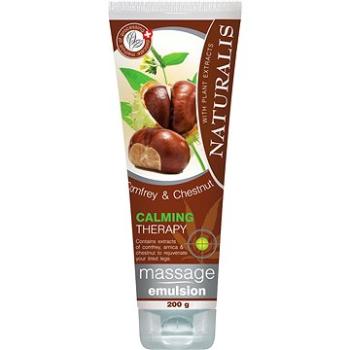 NATURALIS Masážní emulze Calming Therapy Comfrey & Chestnut 200 ml (8596048001939)